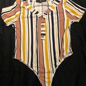 Stripes bodysuit